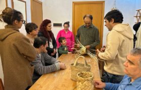 Primi risultati e primissime lezioni per i due Laboratori di Battista Belvisi: Intreccio con foglie di palma