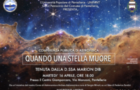 Pantelleria: martedì 16 aprile conferenza aperta di Astrofisica con la D.ssa Dib su iniziativa del Corso di Astronomia a cura di Sergio Minoli