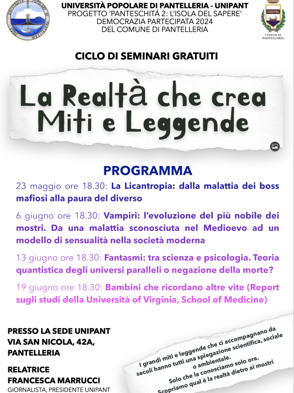 Seminari Realtà e Miti