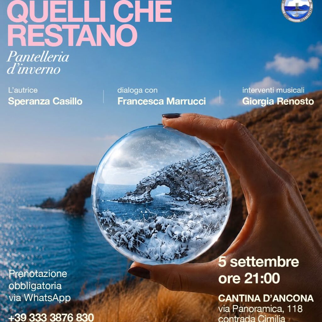 ‘Quelli che restano’: l’UNIPANT presenta il nuovo libro di Speranza Casillo che racconta l’isola di chi resta dopo l’estate