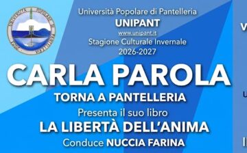 UNIPANT: il 23 ottobre Carla Parola torna a Pantelleria con la presentazione del libro “La libertà dell’anima”